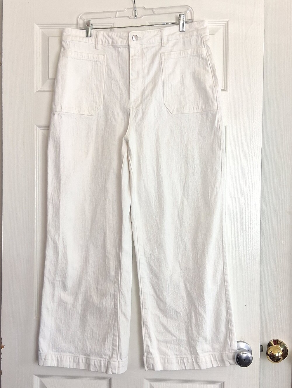 ROLLA's White Sailor Super High Rise Wide Leg Jeans